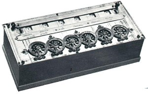 Αριθμομηχανές με οδοντωτούς τροχούς